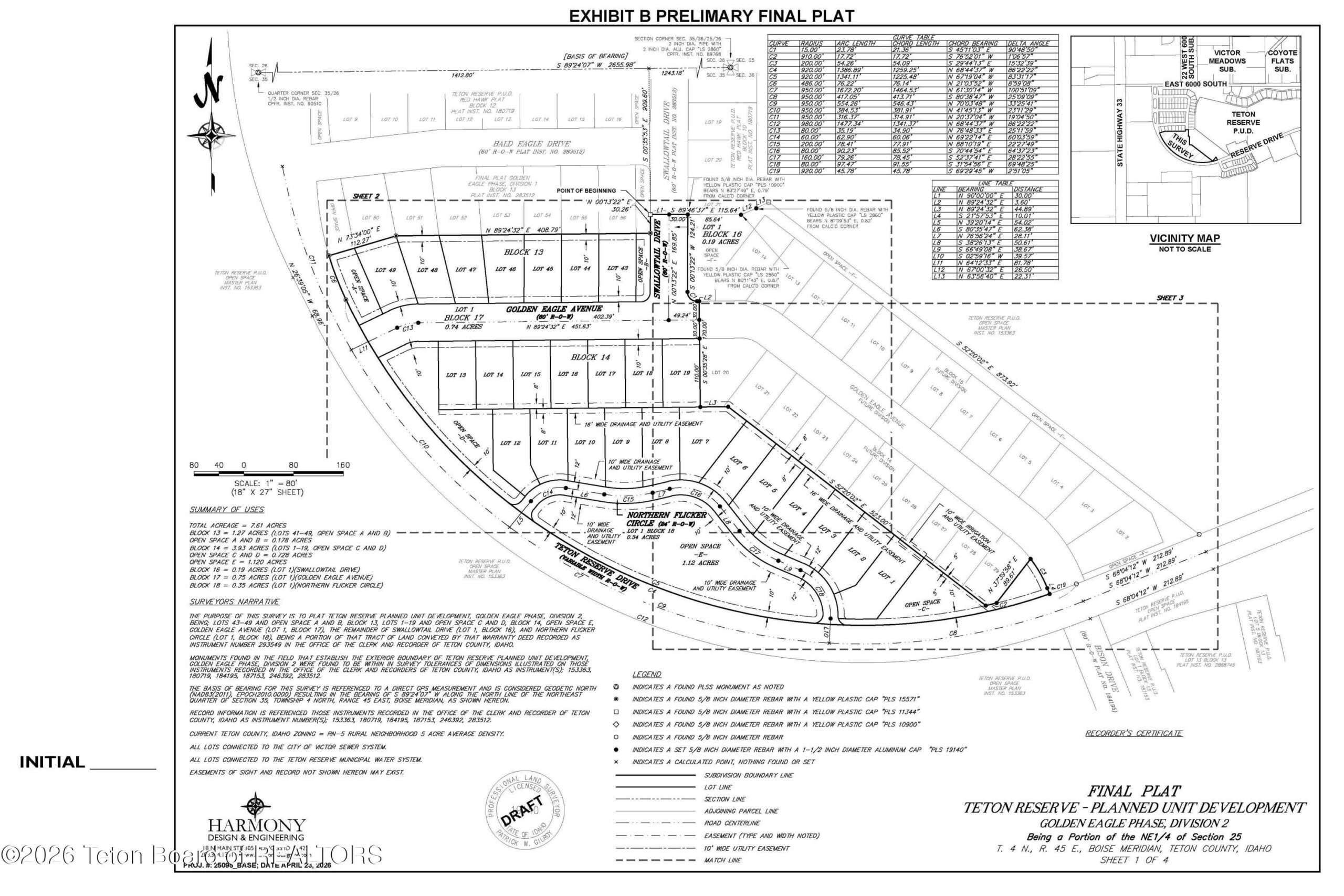 TBD RESERVE AND GOLDEN EAGLE Drive
